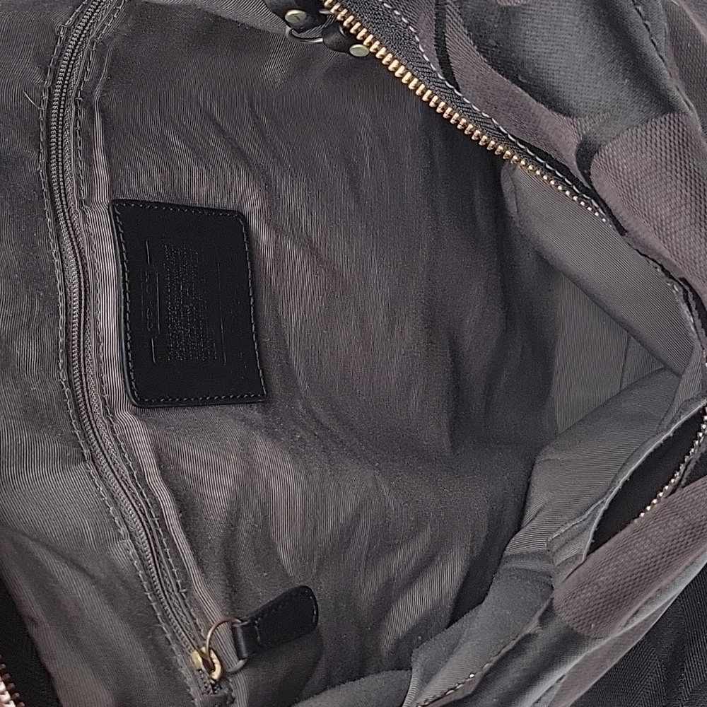 Coach Canvas Monogram Tote Bag - Picture 13 of 15